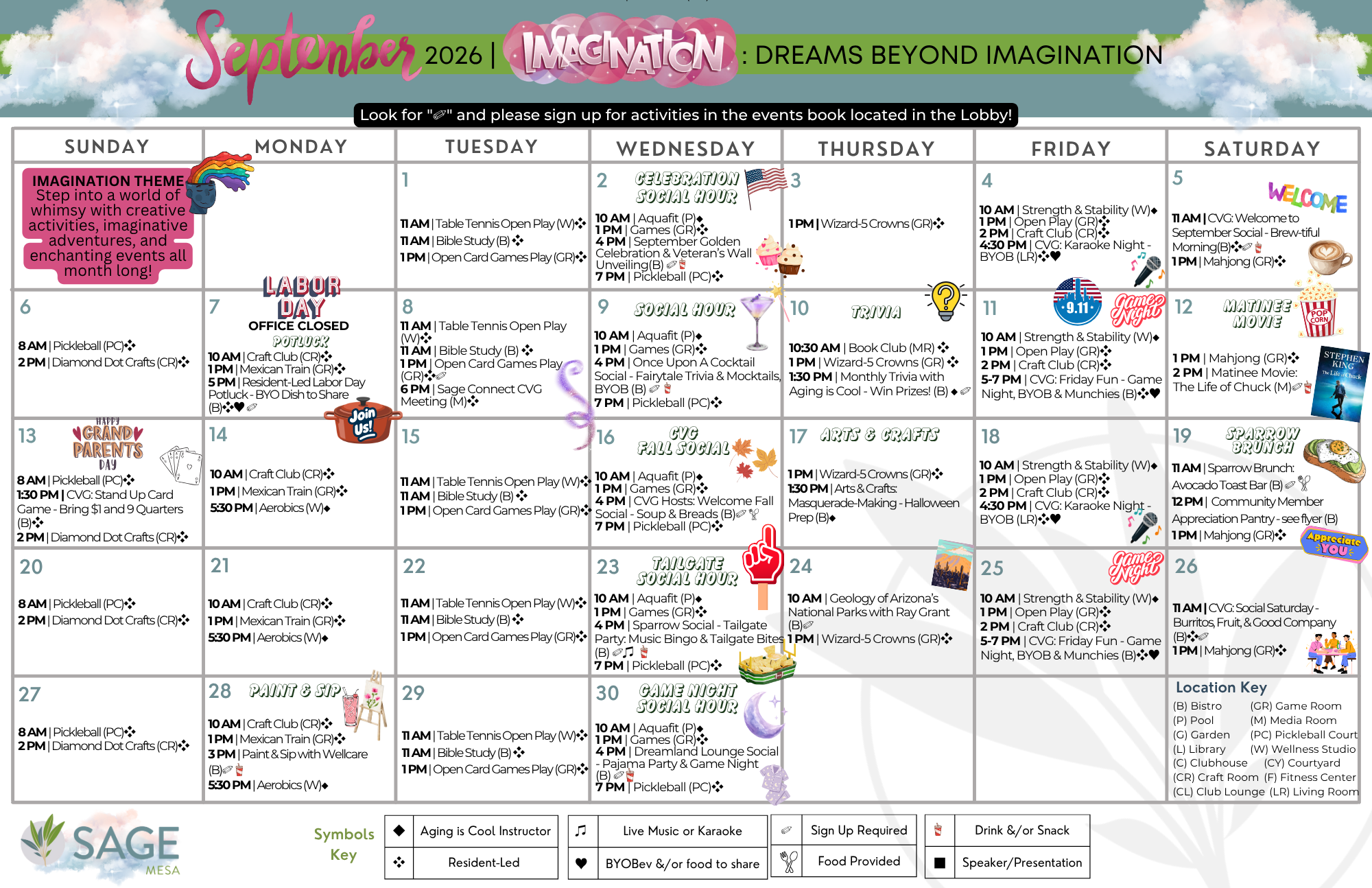 September Event Calendar September Event Calendar